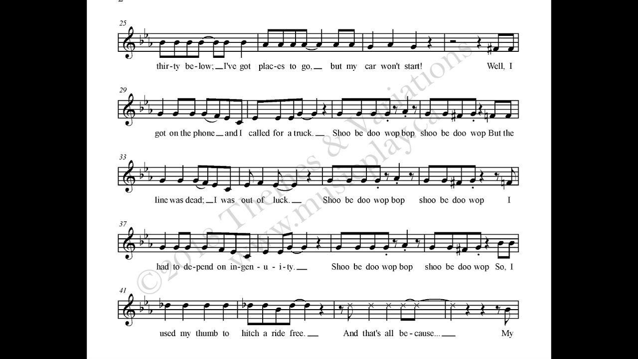 My Car Won't Start - Snowtastic Choral Collection