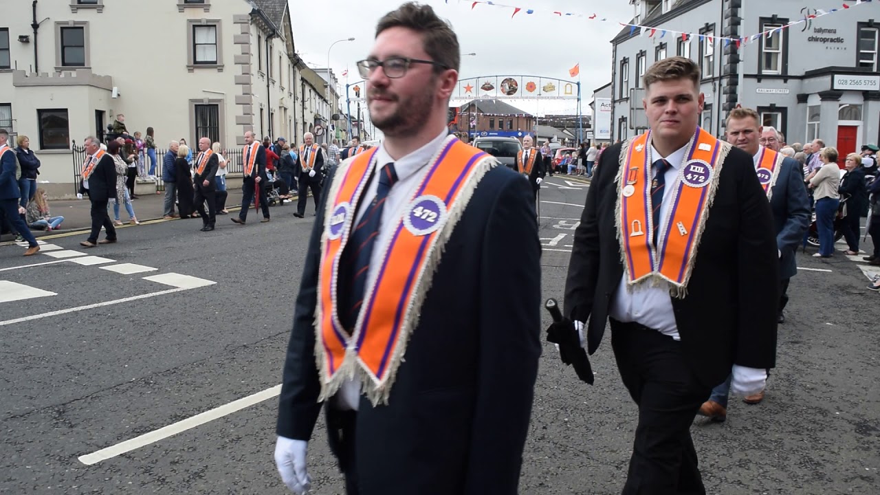 Ballymena 12 July 2019 Loyalist Parade Full HD / Harryville Bridge / Henry St