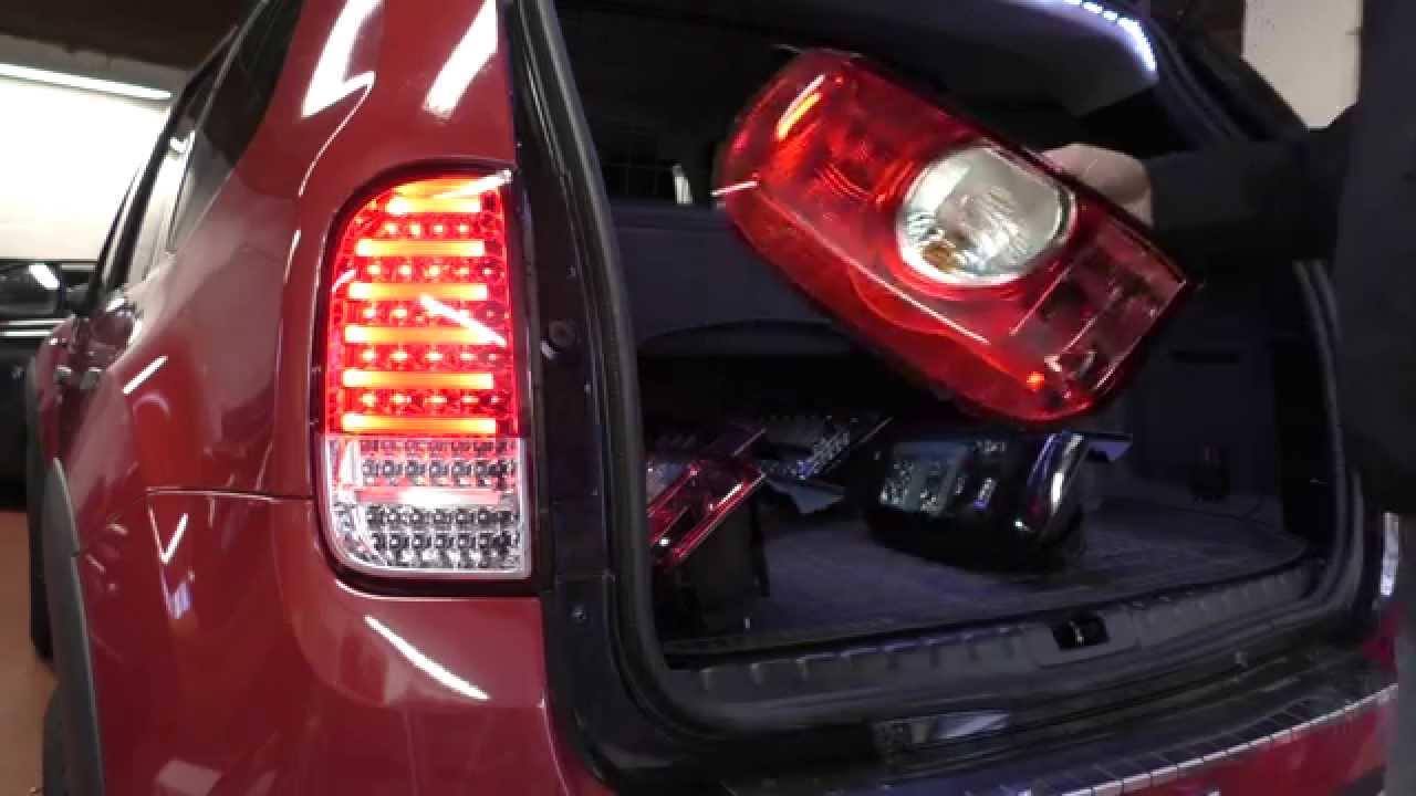 Dacia Duster Voll LED Rückleuchten Bi-Color Renault Duster Full LED Tail Lights