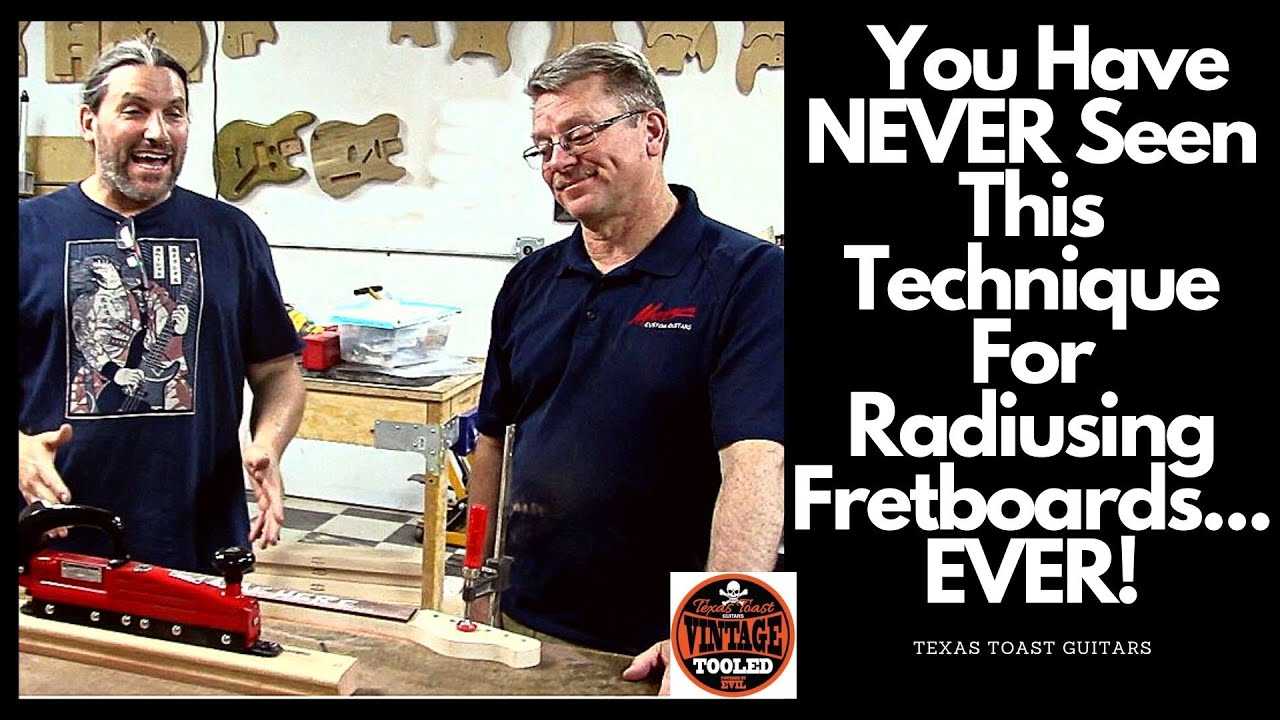 You Have NEVER Seen This Technique For Radiusing Fretboards... NEVER!