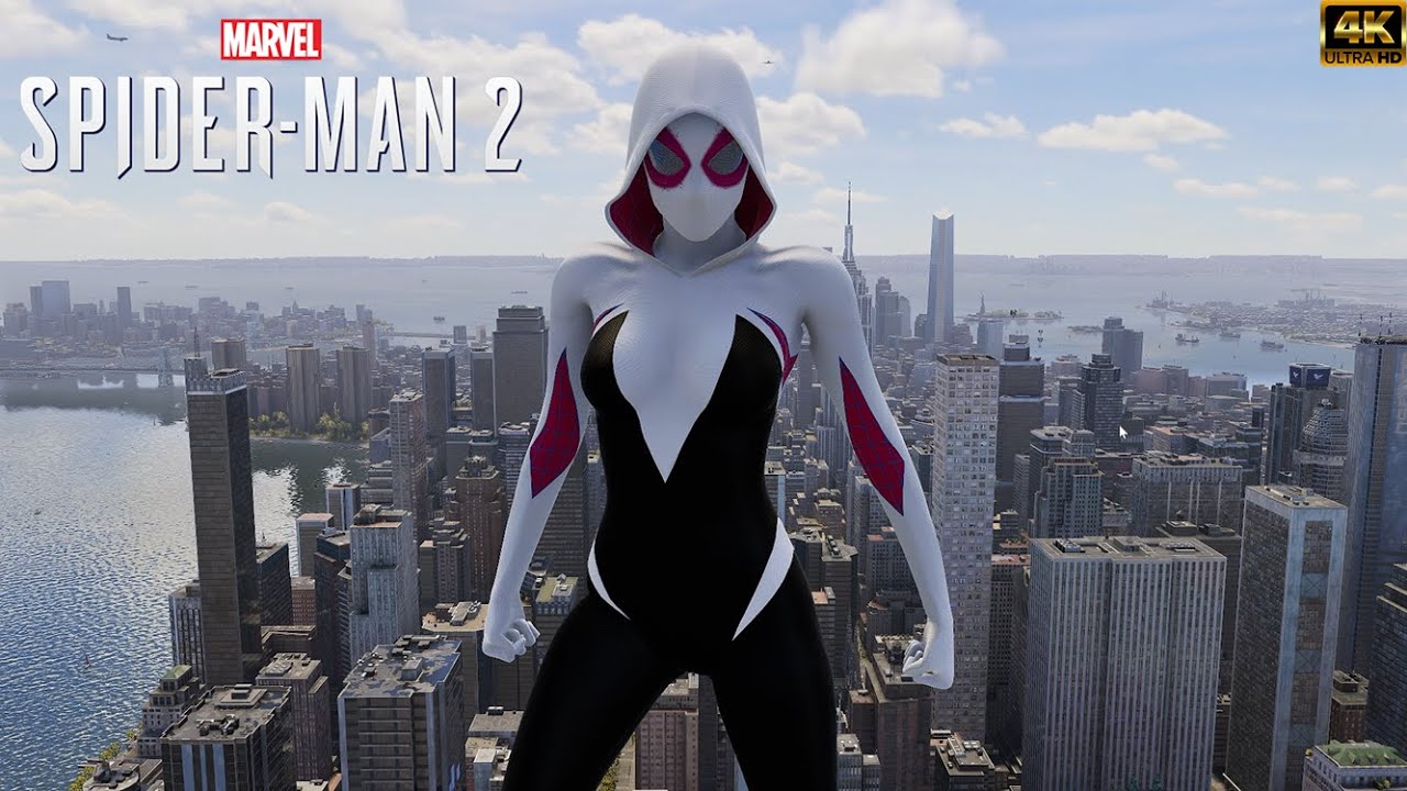 Spider-Man 2 PC MOD - NEW Spider-Gwen / Free Roam