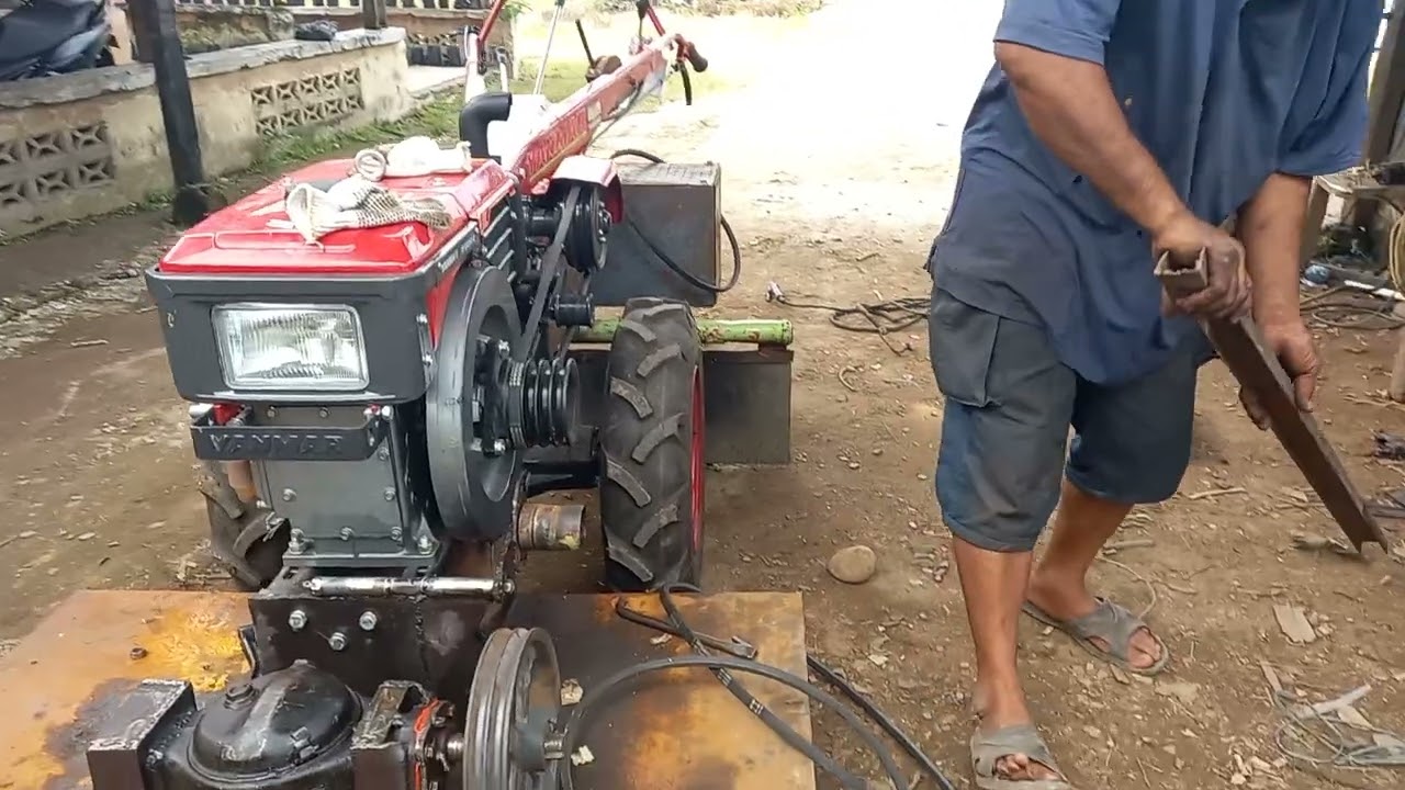 MEMBUAT MESIN BABAT PAKE HENTRAKTOR