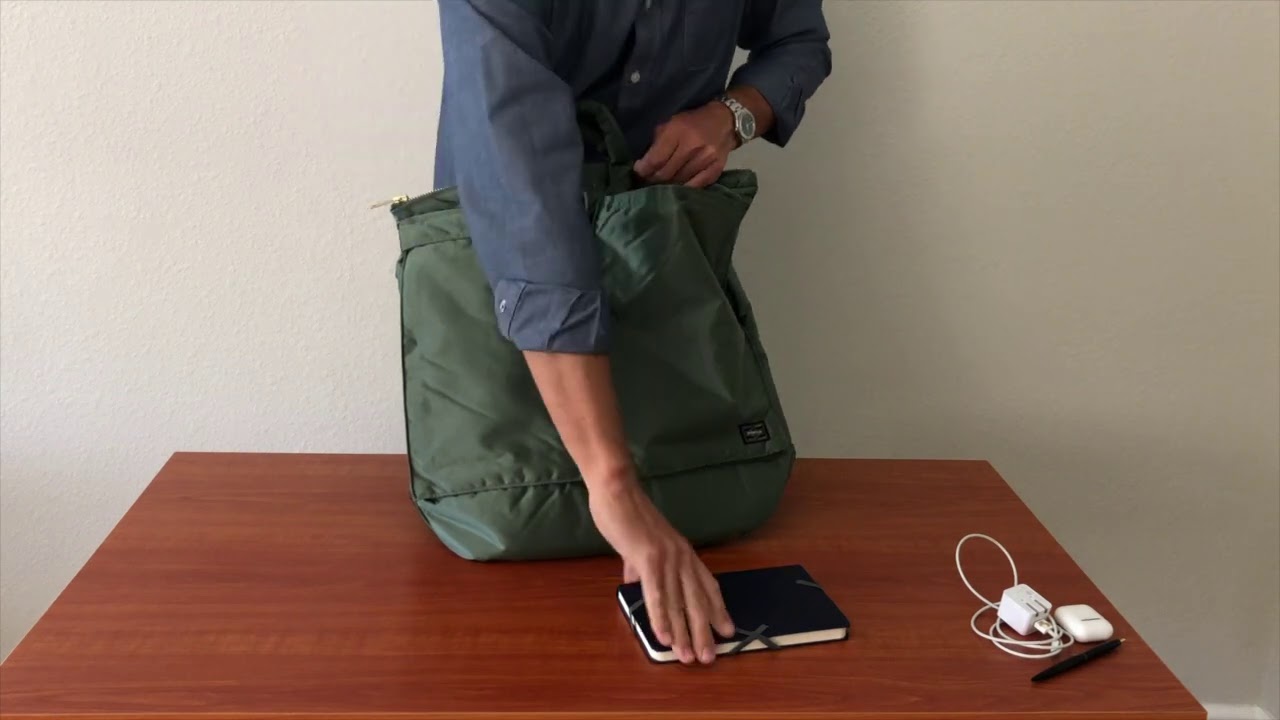 ➤Porter Yoshida Tanker 2 Way Helmet Bag Review