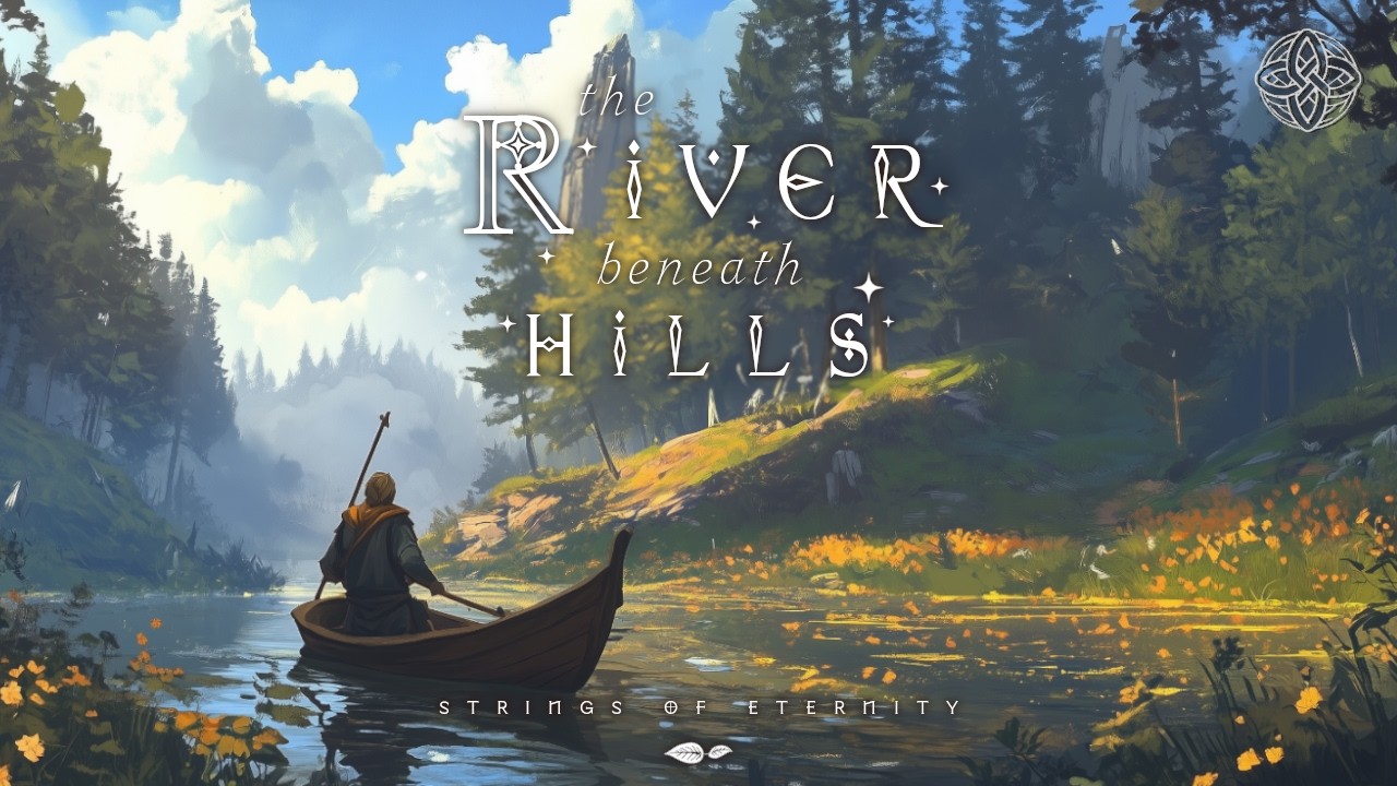 The River beneath Hills | Fantasy Celtic Ambience | Relaxing Music [No Ads]