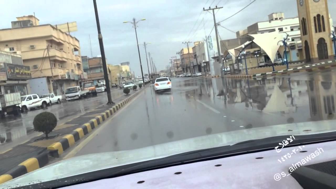 امطار الافلاج صباح اليوم السبت ١٠-٣-١٤٣٥هـ