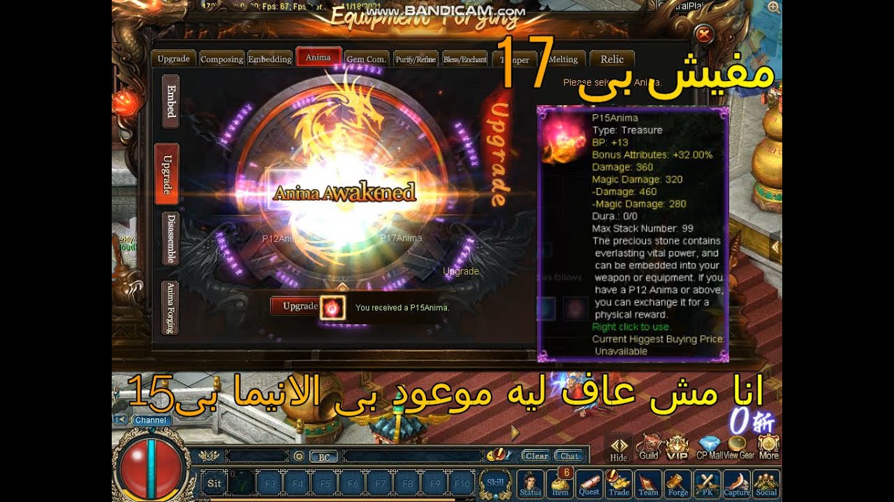 المفروض تكون P17 بس انا راضى بى اتنين .conquer online 3.0..ll..anima p15..ll