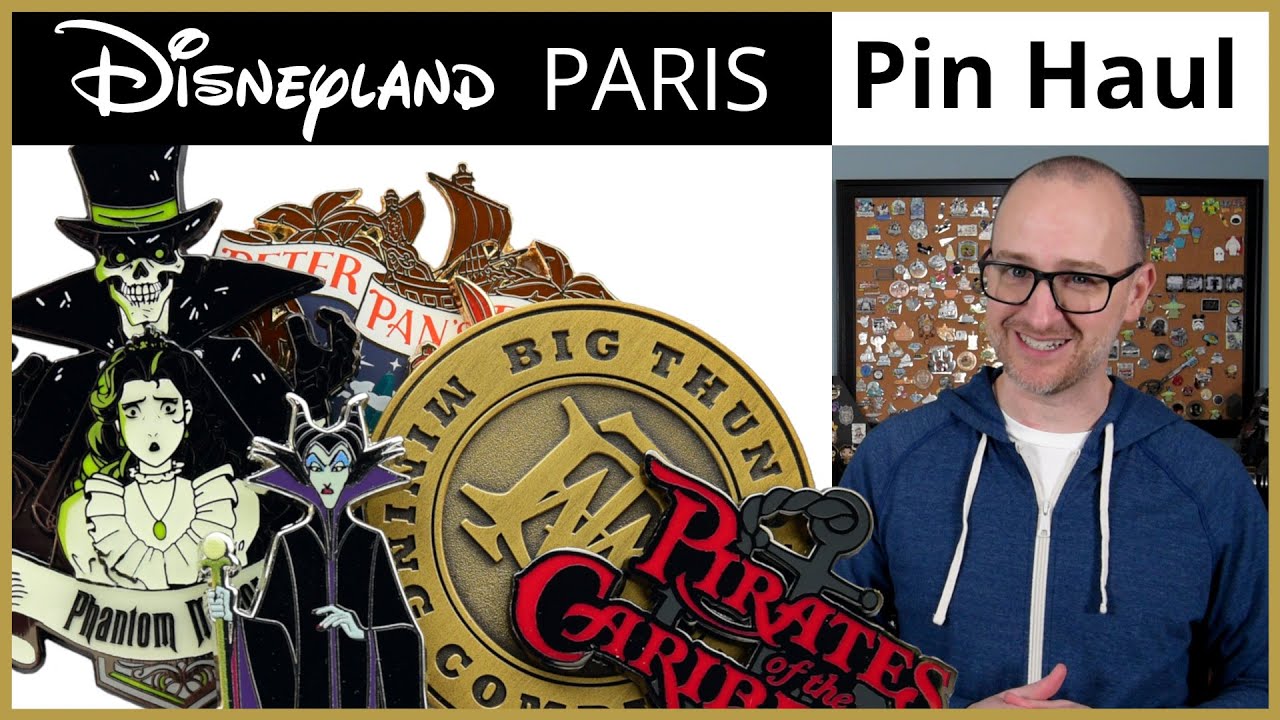 Disneyland Paris Pin Haul | Attraction Pins | Maleficent Pins | Glow-In-The-Dark