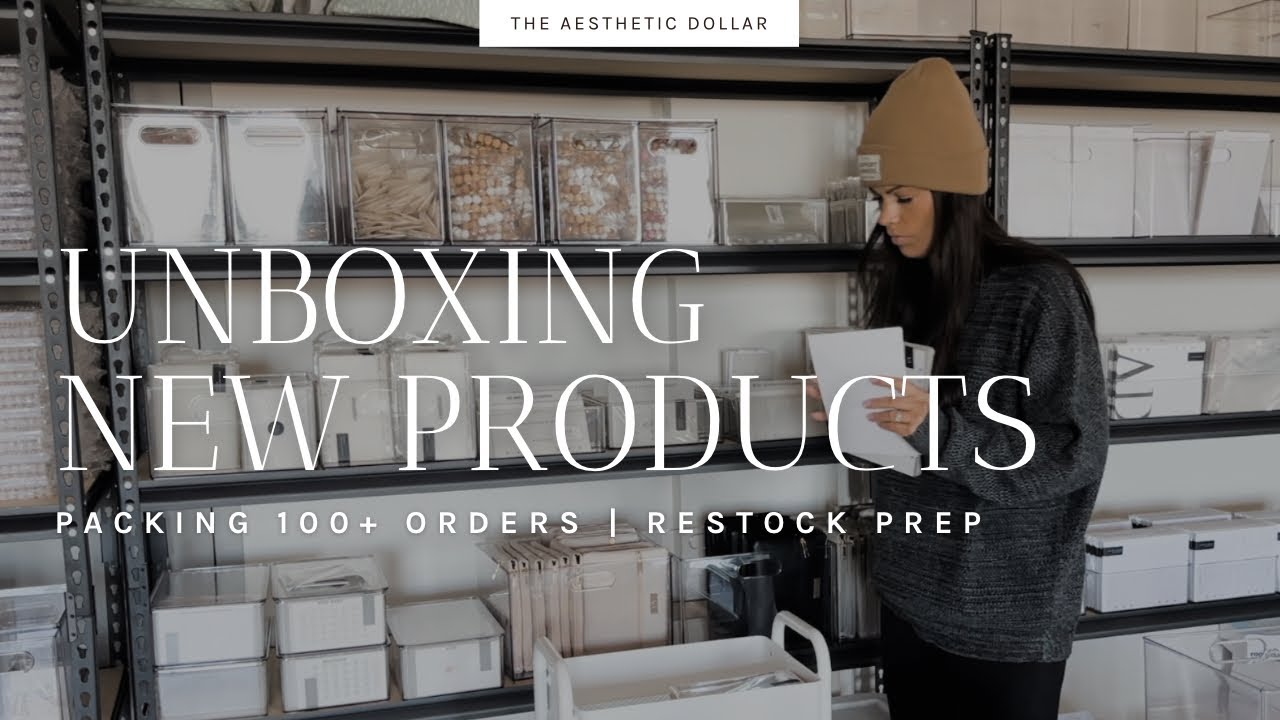 Unboxing New Binders | Studio Vlog | No. 12 | Packing 100+ Orders | Cash Envelope Restock Prep