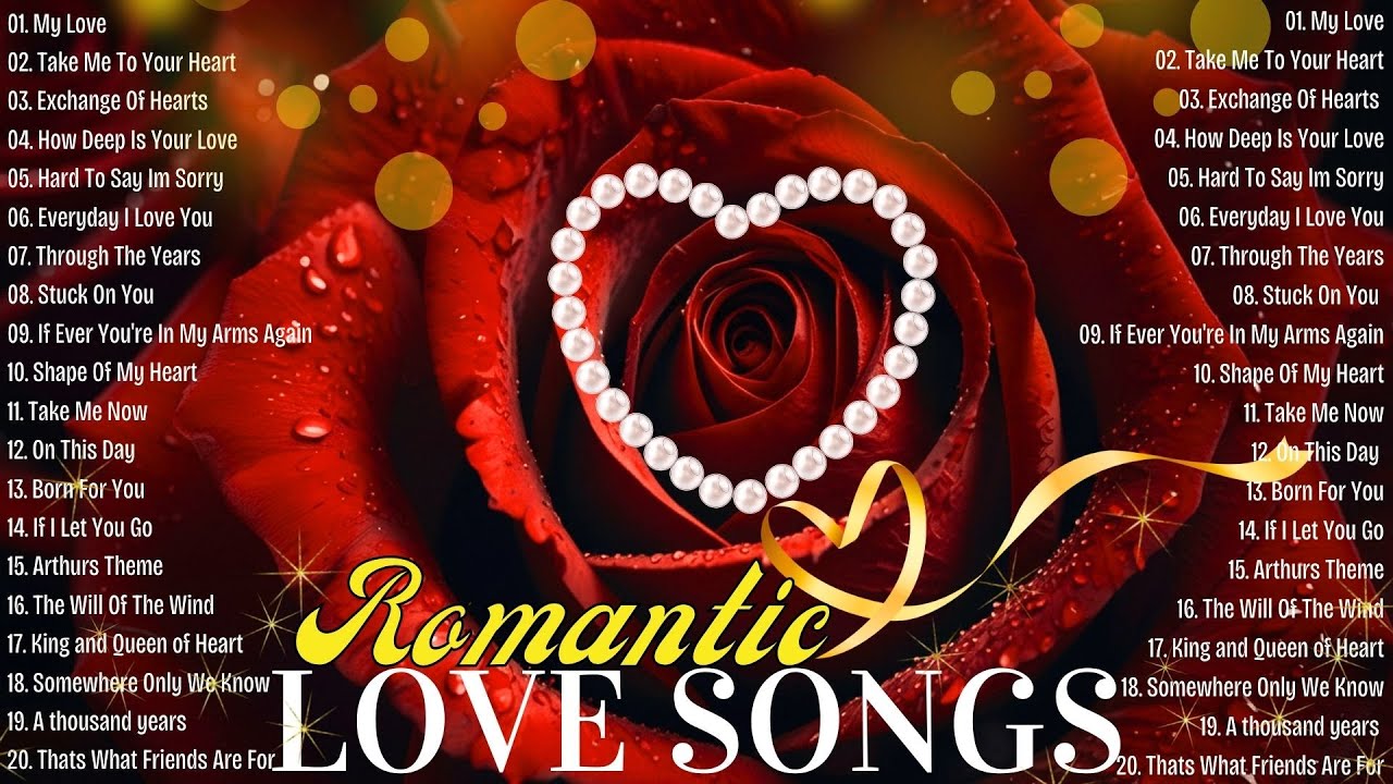 Greatest Hits Romantic Love songs💖 Love Songs 70's 80's 90's - Timeless songs of 80s 90s [Lyrics]