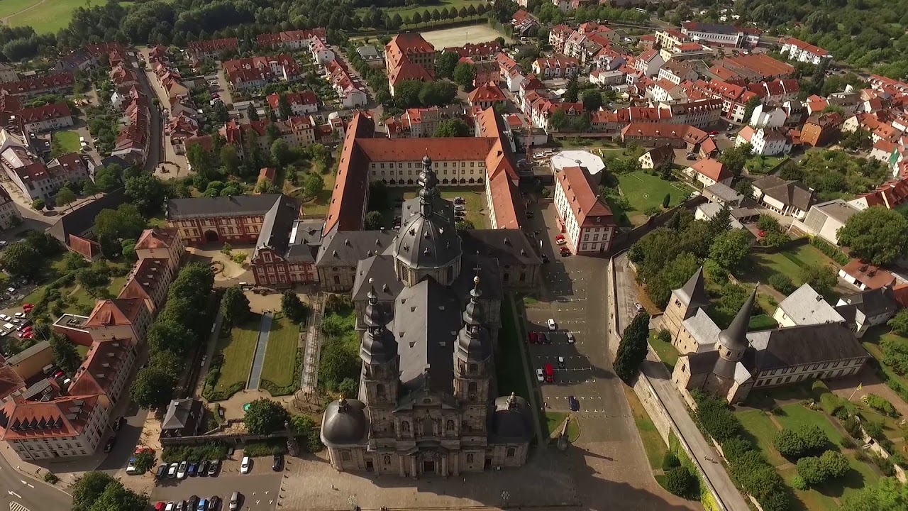 Fulda von oben - Drohnenflug &uuml;ber den Fuldaer Dom