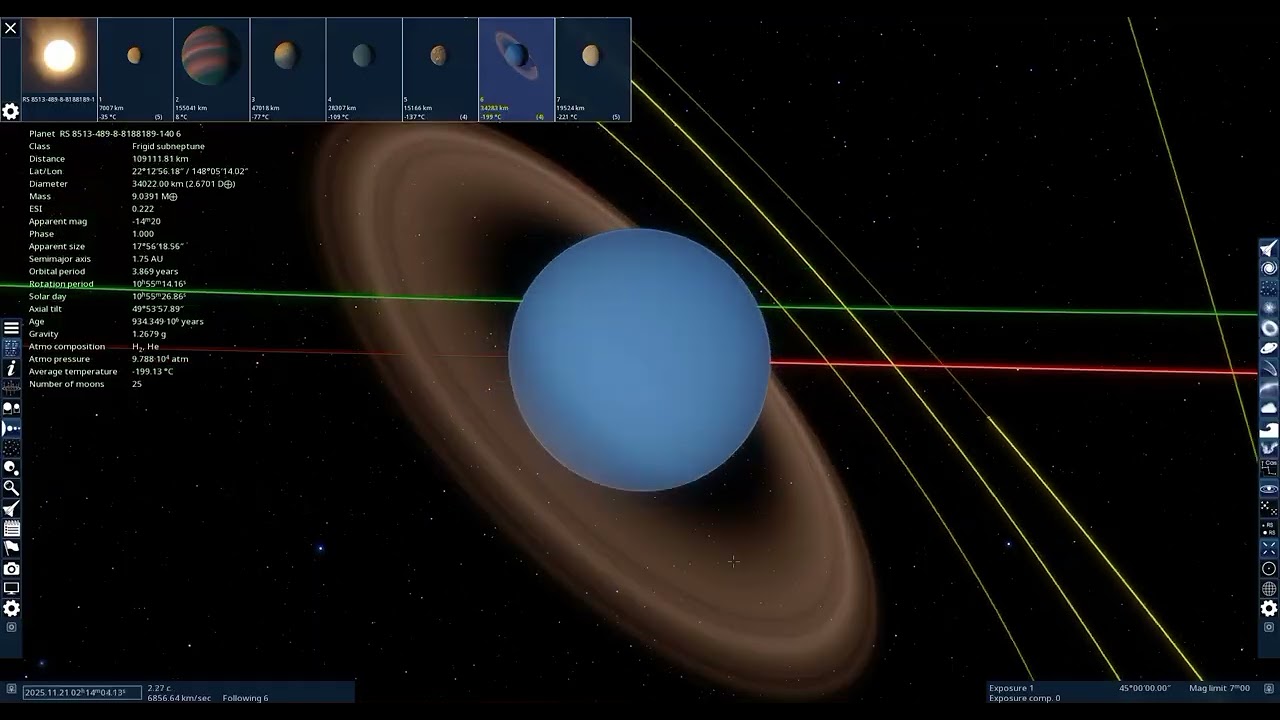 spaceengine: travelling to the uz fornacis system