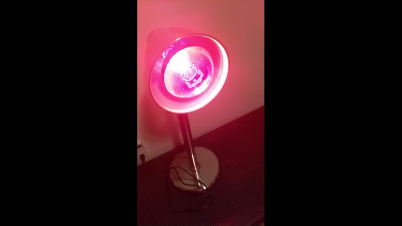 250W NIR Heat Lamp Testing!