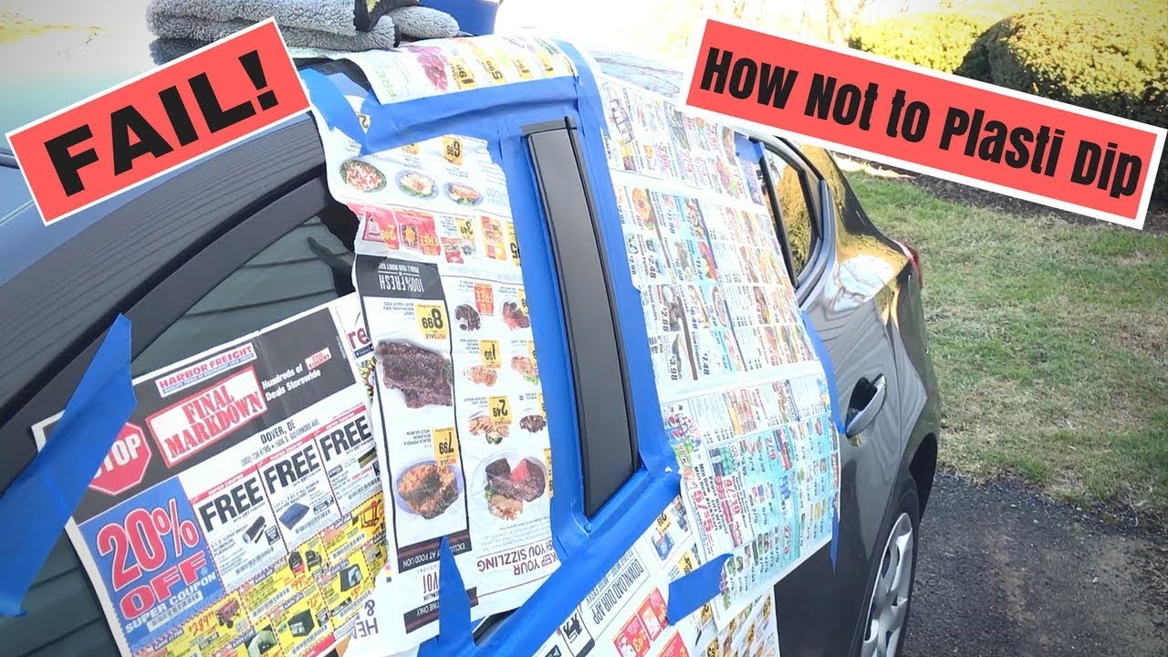 Plasti Dip Fail - How NOT to Plasti Dip Your Car