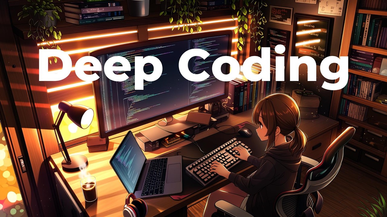 Cozy Room Lofi 💻 Relaxing Beats for Coding & Work （居心地の良い部屋のLo-Fi 💻 コーディングと仕事のためのリラックスビート）