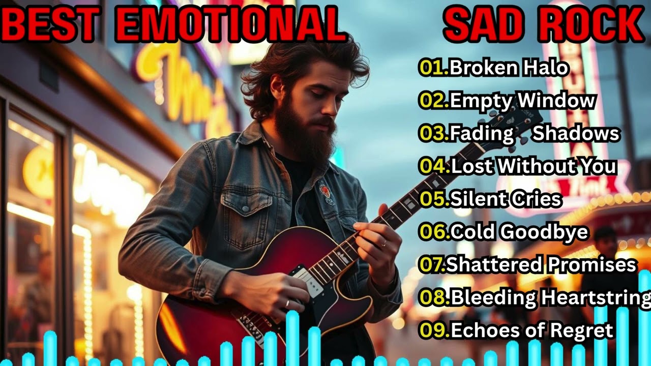 🎬 EMOTIONAL SAD ROCK SONGS 2025 | HEARTBREAK BALLADS | MELANCHOLIC GUITAR ROCK 💔