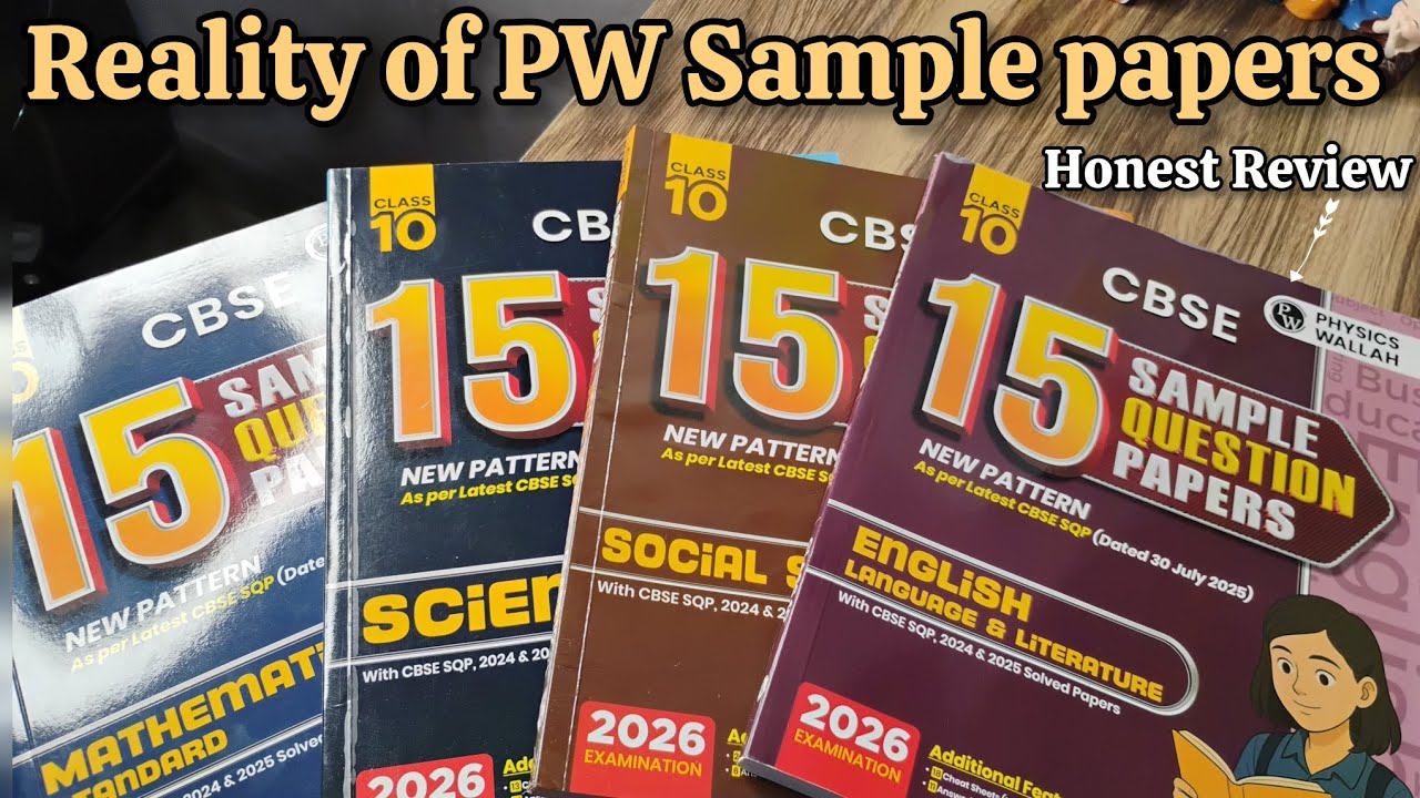Reality of PW Sample papers😱📚🔥*Details and honest review*#class10th #boardexam 