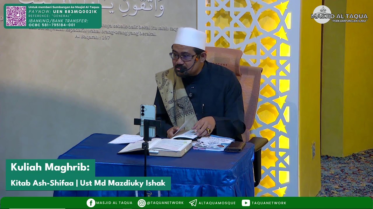 Kuliah Maghrib: Kitab Ash-Shifaa