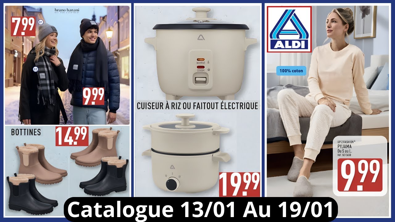 ALDI France Catalogue de la semaine du 13/01/26 au 19/01/26 Bons Plans #aldi  #promo Arrivage