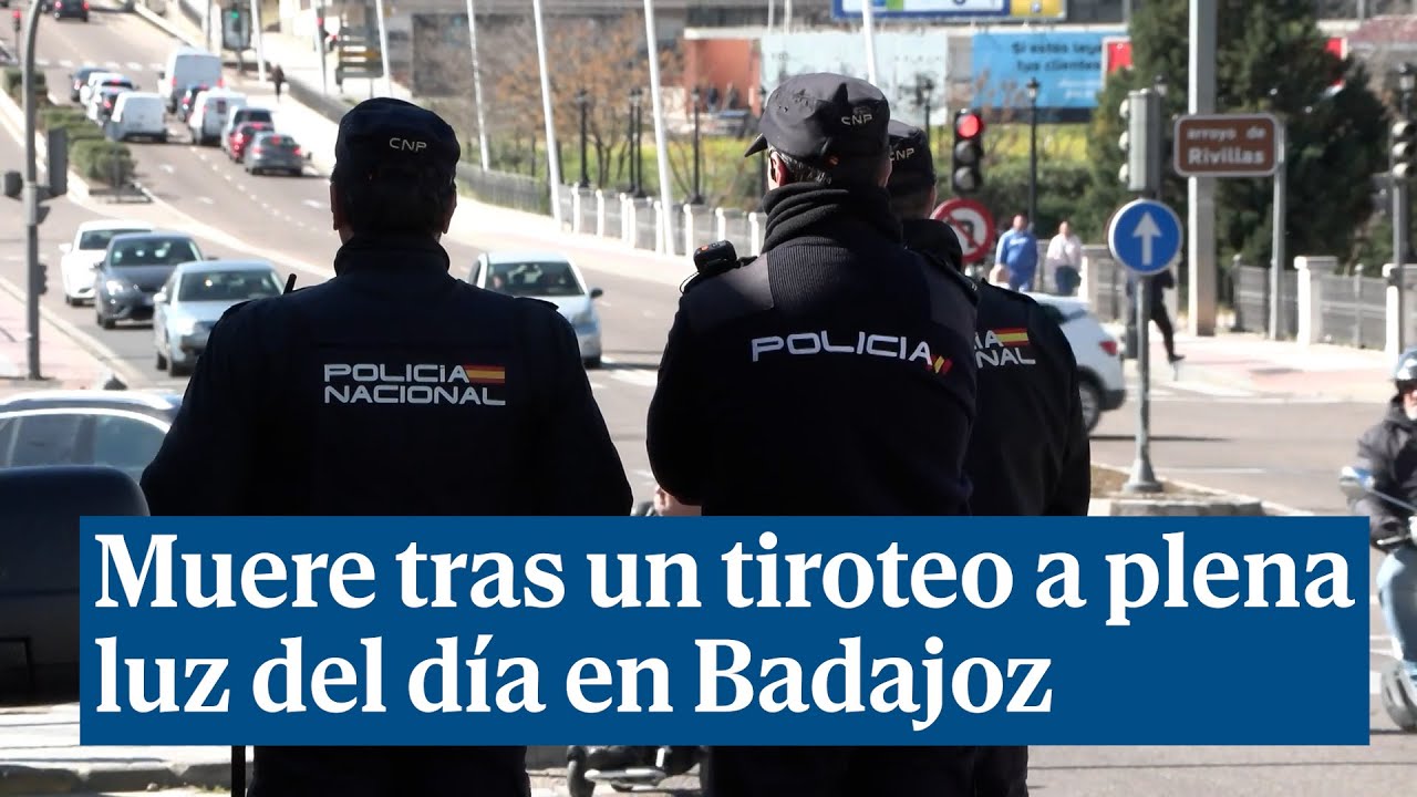 Muere un hombre tras un tiroteo a plena luz del día en un bar de Badajoz