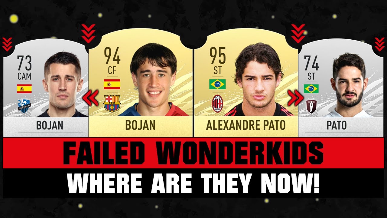 BIGGEST FAILED WONDERKIDS IN FIFA HISTORY WHERE ARE THEY NOW!? 💔😱 ft. Pato, Bojan, Götze... etc