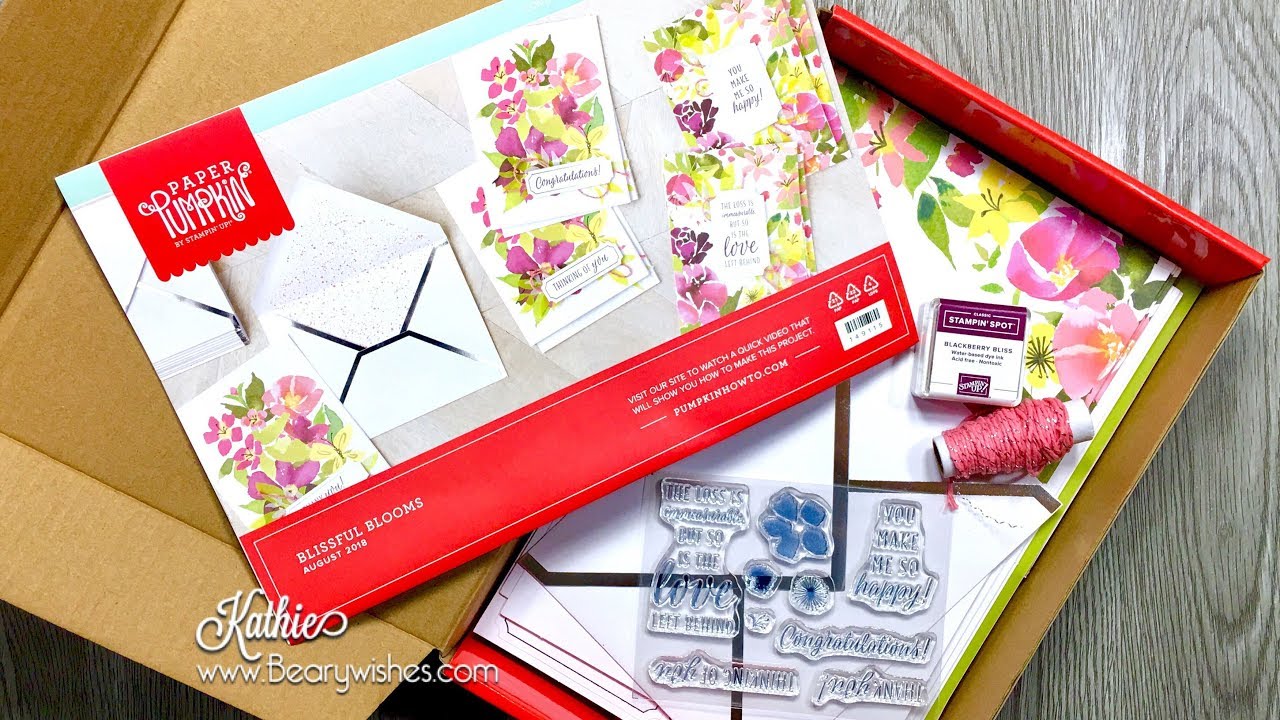 Paper Pumpkin August 2018 Unboxing+Alternative Card