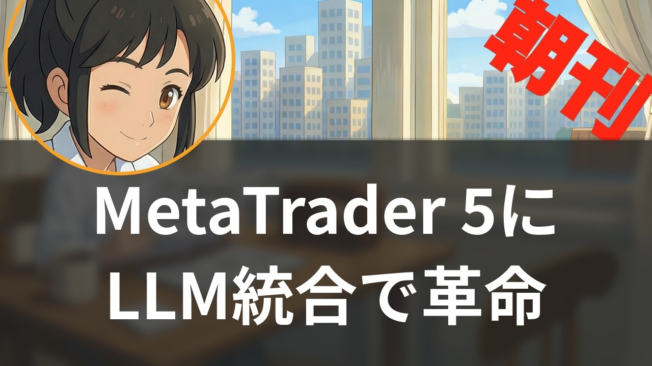 【2/19】MT5にLLM統合で金融取引が激変！個人トレーダー大チャンス到来か【聞くAI業界ニュース】