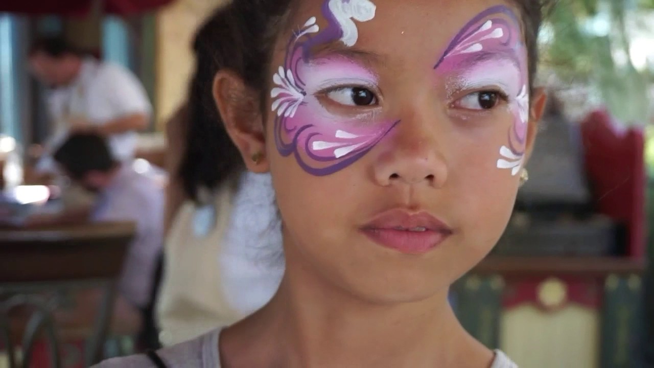 Unicorn Face Paint at Disney