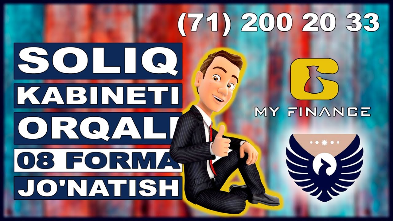 SOLIQ KABINETI ORQALI 08 FORMA JO'NATISH #BUXGALTERIYA