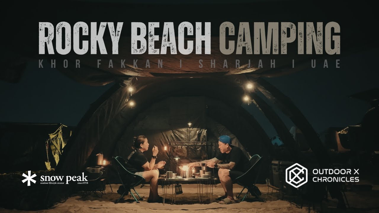 Rocky Beach Khor Fakkan | Jeep Wrangler Camping