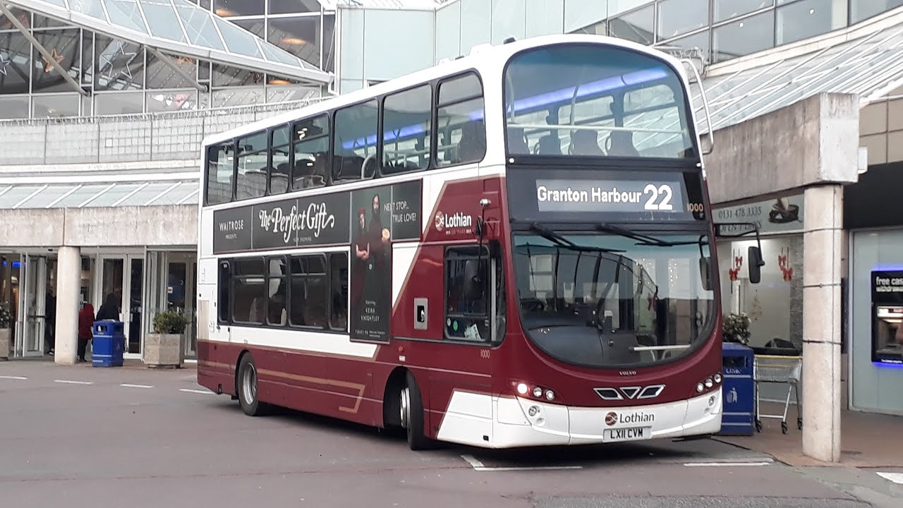 22: Lothian Buses Volvo B9TL Gemini II 1000 (LX11 CVM)