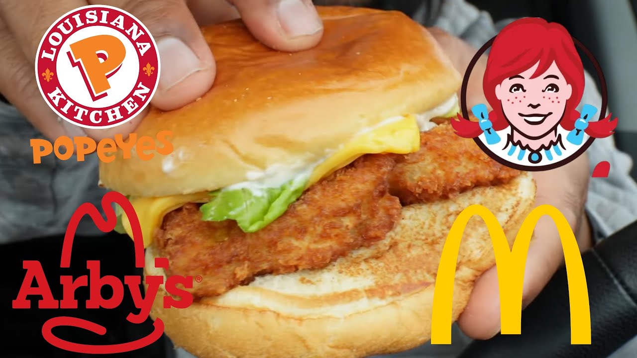 Fish sandwich showdown! Who has the BEST? Popeyes, Wendys, Arbys or Mcdonalds