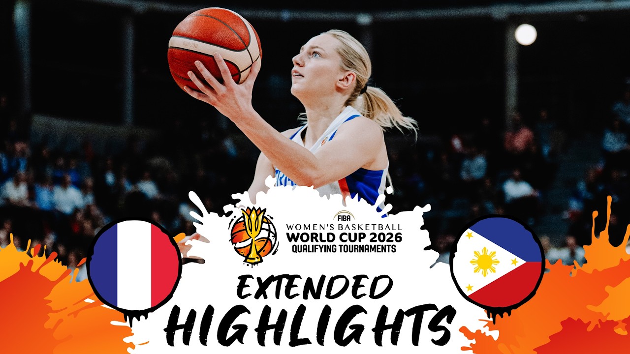 France 🇫🇷 v Philippines 🇵🇭 | Extended Highlights | #FIBAWWC 2026 Qualifying Tournament