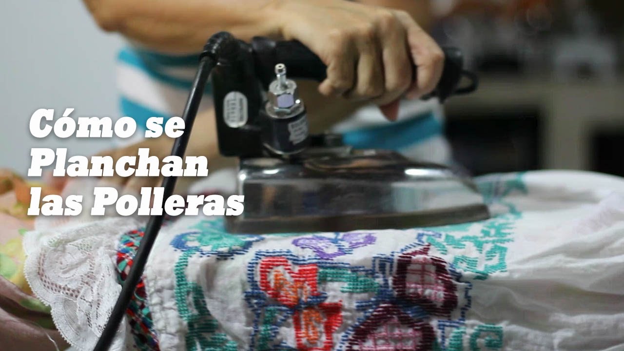 Cómo se planchan las Polleras?