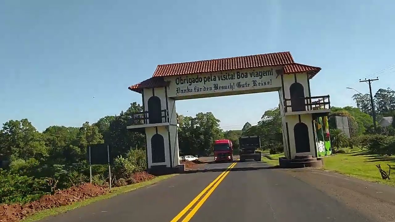 VIAJANDO NA RODOVIA QUE VAI PRA SÃO JOÃO DO OESTE SC