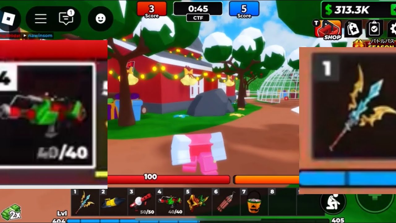Using cristmas new wapen2024 FLAG WARS