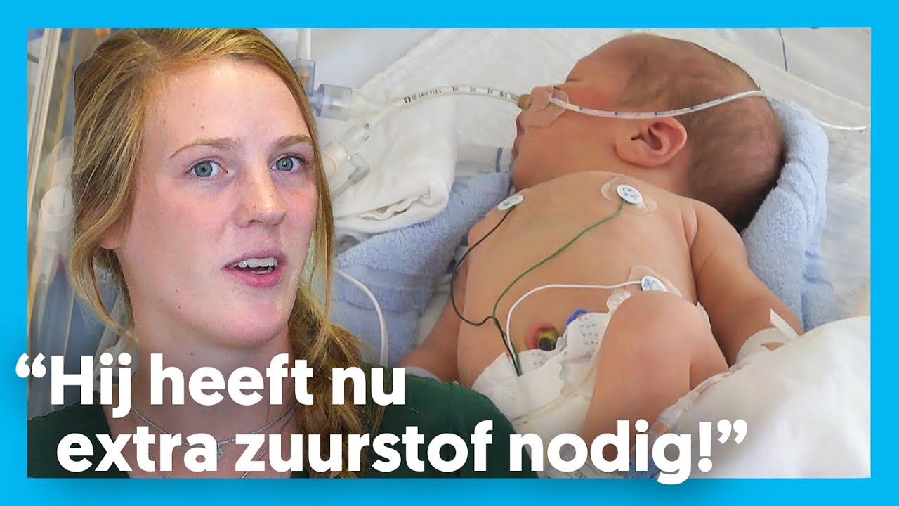 BABY met KLAPLONG met SPOED naar het ZIEKENHUIS | Handen aan de couveuse | EO