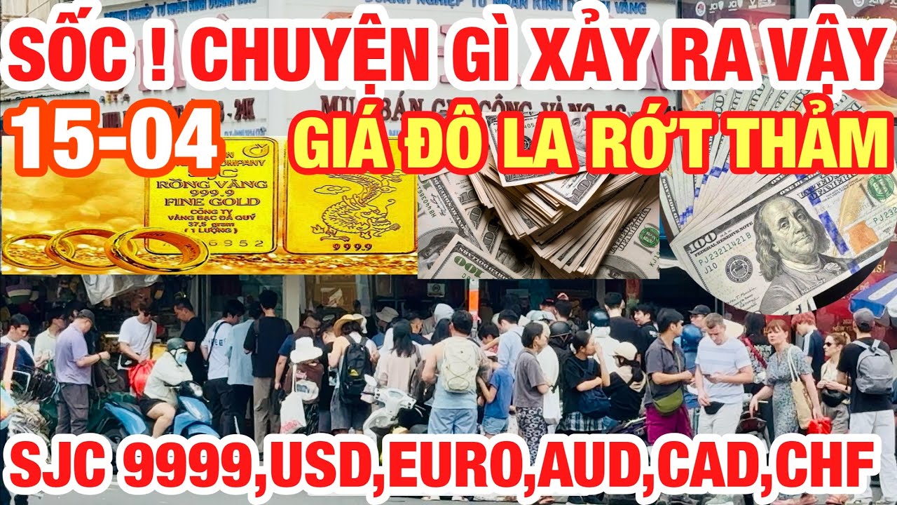 SỐC CHUYỆN G&Igrave; XẢY RA VẬY ? GI&Aacute; Đ&Ocirc; LA MỸ TIẾP TỤC LAO DỐC MẠNH I QUAY CUỒNG GI&Aacute; V&Agrave;NG Đ&Ocirc; CHỢ BẾN TH&Agrave;NH