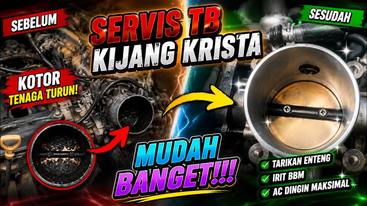 Servis Throttle Body Toyota Kijang Krista Auto Kenceng (Part 2)