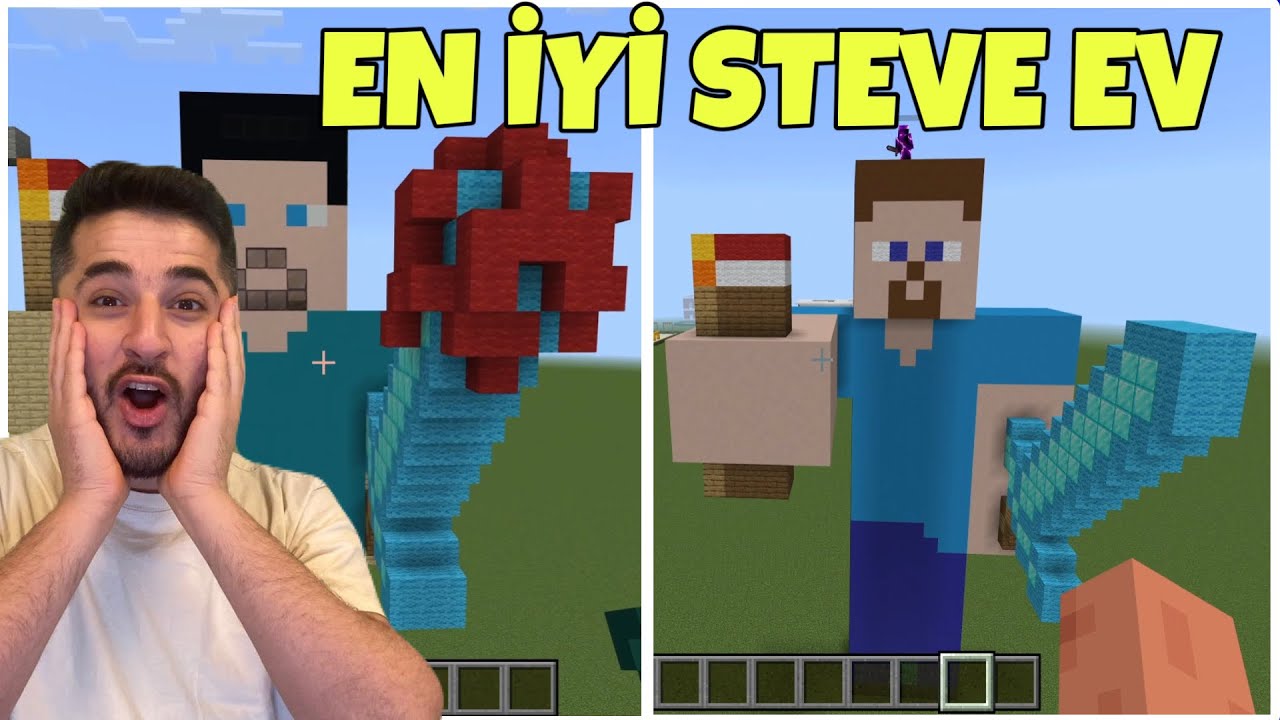 24 SAATTE EN İYİ STEVE EV! -MINECRAFT