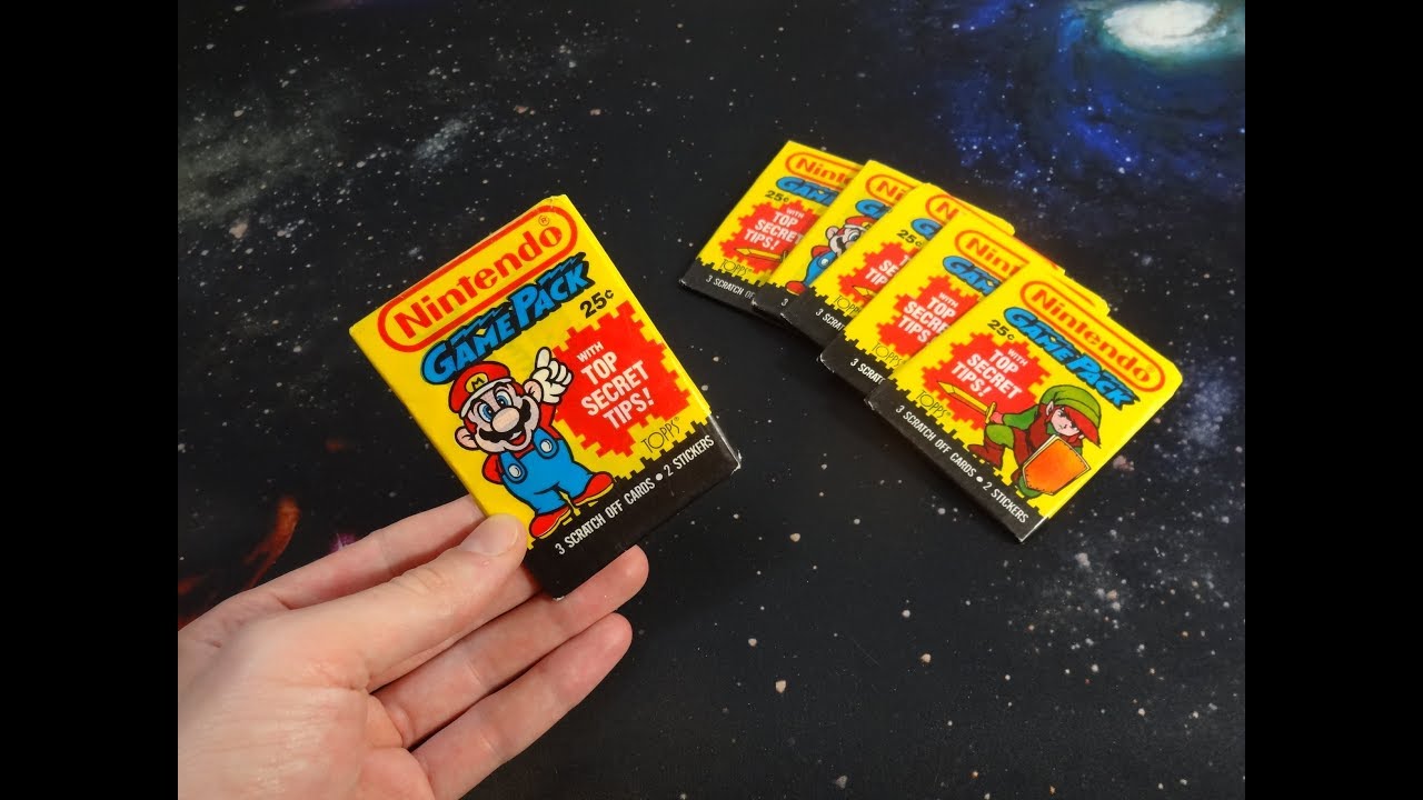 Nintendo GamePack 1989 Topps Wax Packs :D - Games - Random