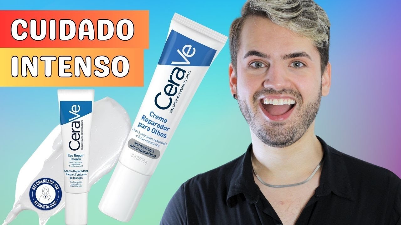 CERAVE Reparador para ÁREA DOS OLHOS Resenha Competa | Junior Berganton