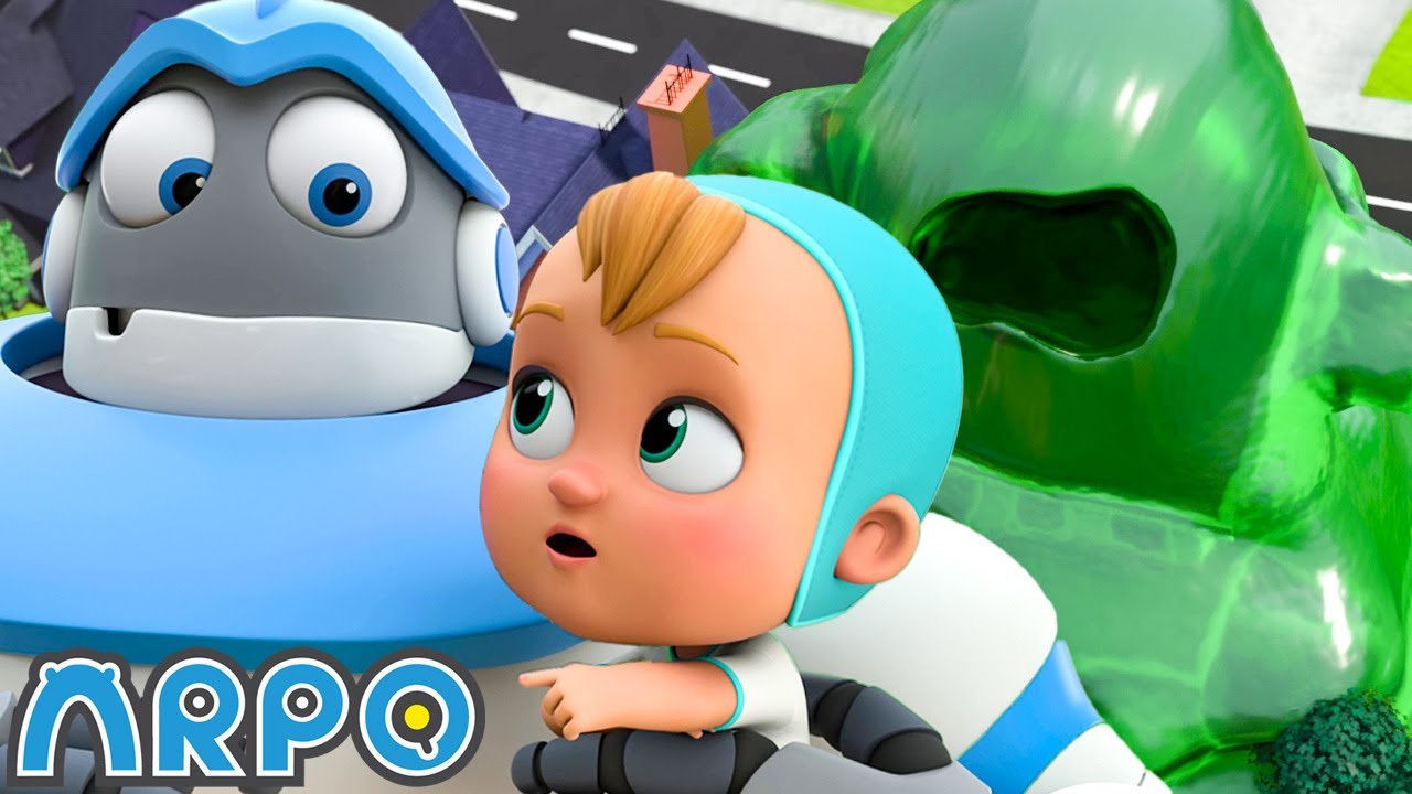 The Great Jelly Monster! | ARPO The Robot | Funny Kids Cartoons | Moonbug Kids