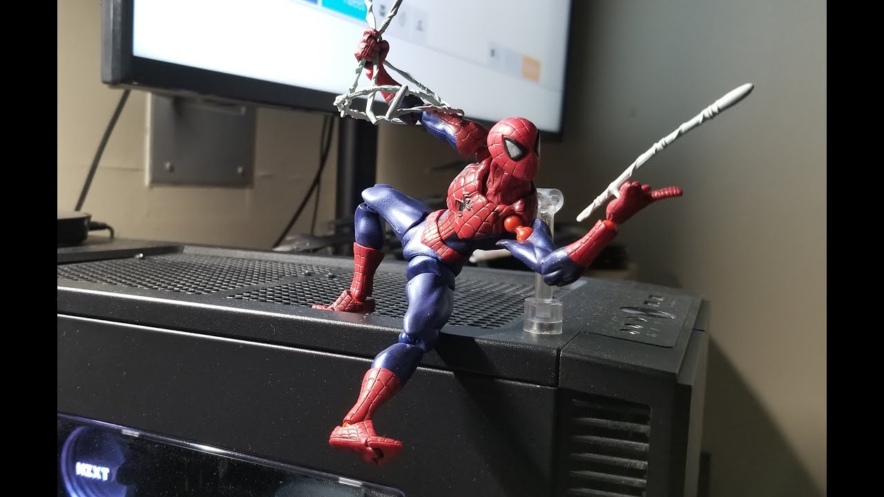 ASMR  [no talking] [unboxing]  Spider Man action figure from Wish
