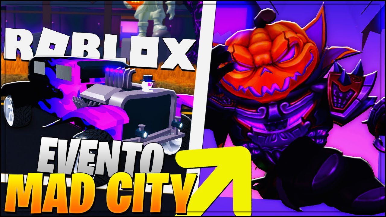 ENCONTREI O MONSTRO e GANHEI O CARRO DE HALLOWEEN no MAD CITY!  *EVENTO* 😱