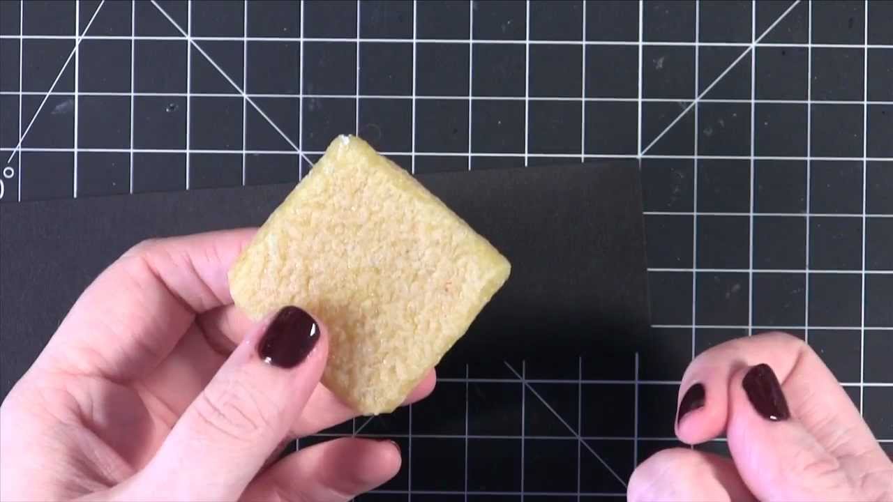 Card Making and Paper Crafting How To - Removing Adhesive