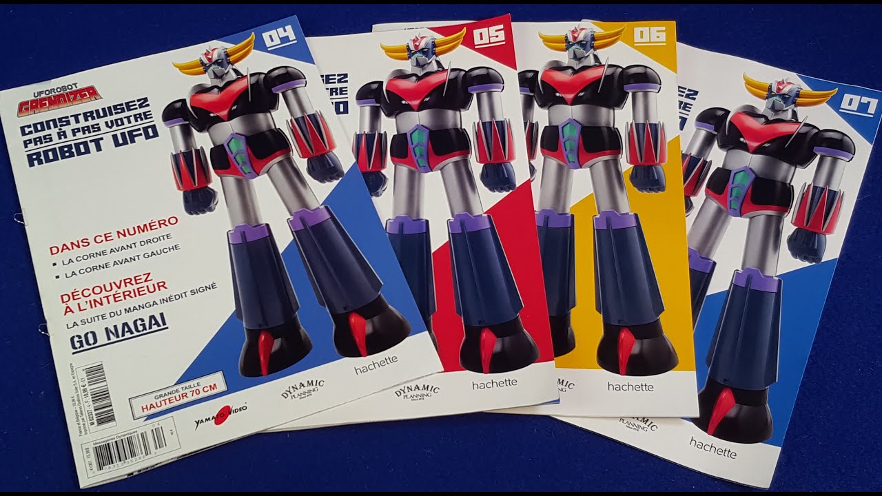 Grendizer Collection hachette n°4 à N°7 (Goldorak, coup de gueule bis repetita)