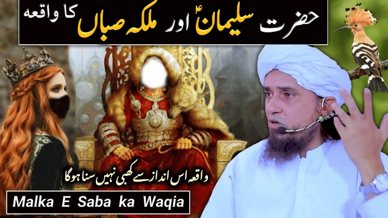 Full Story of King Solomon A S   Queen Saba  from the Quran 😍   Mufti Tariq Masood  MTM Scholar