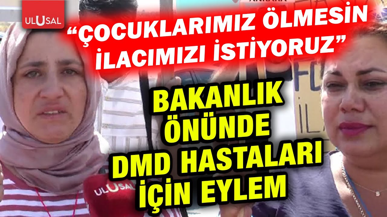 DMD hastaları ve yakınlarından Sağlık Bakanlığı önünde ilaç eylemi!