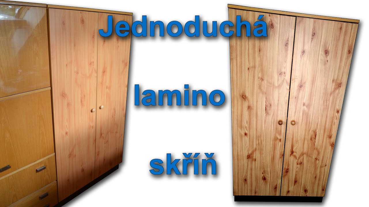 Jednoduchá lamino skříň