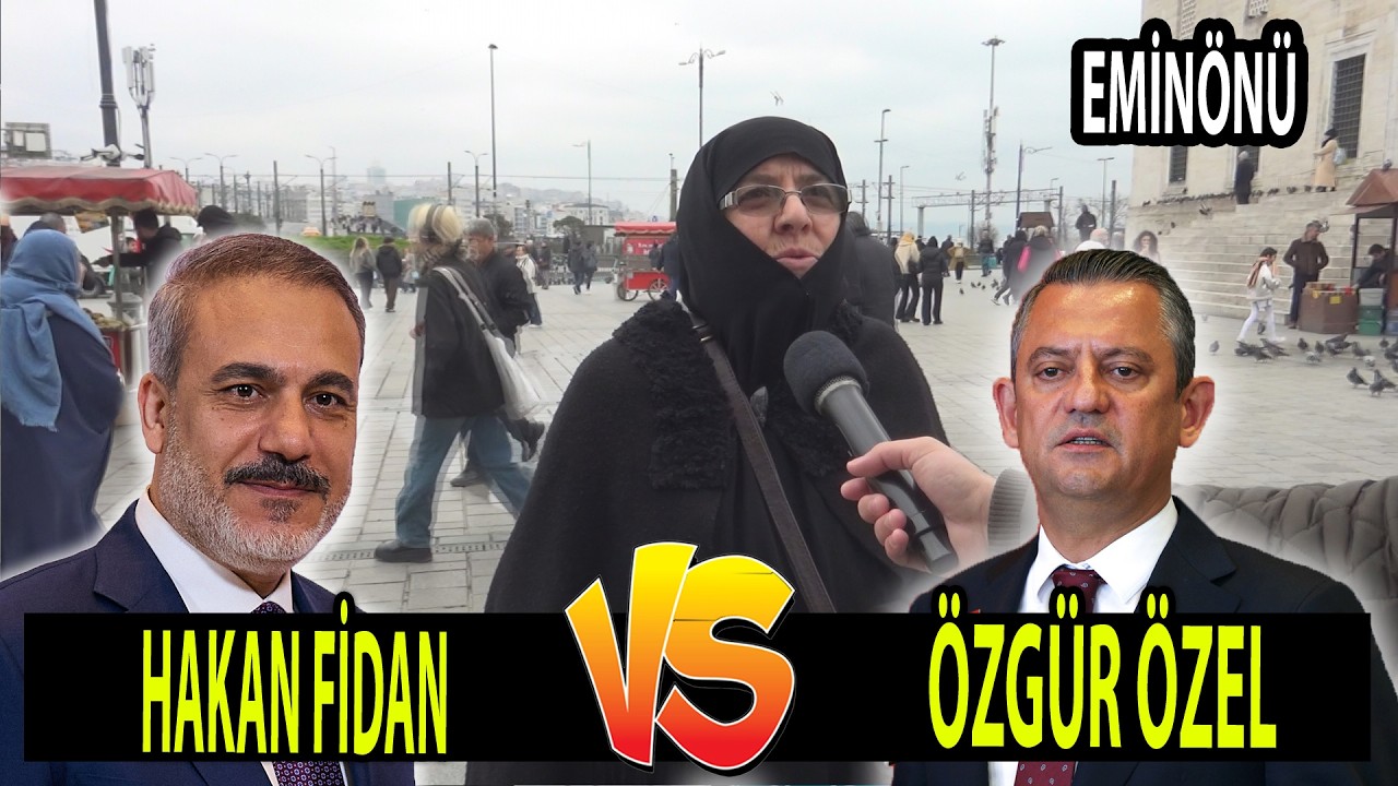 Hakan Fidan mı Özgür Özel mi Eminönü Seçim Anketi #seçim #anket